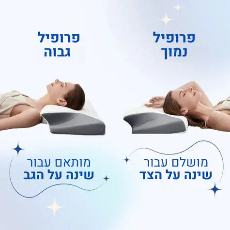 ElevateSleep - כרית פרפרית אורטופדית
